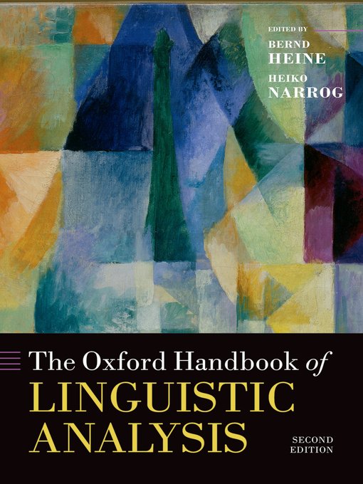 Title details for The Oxford Handbook of Linguistic Analysis by Bernd Heine - Wait list